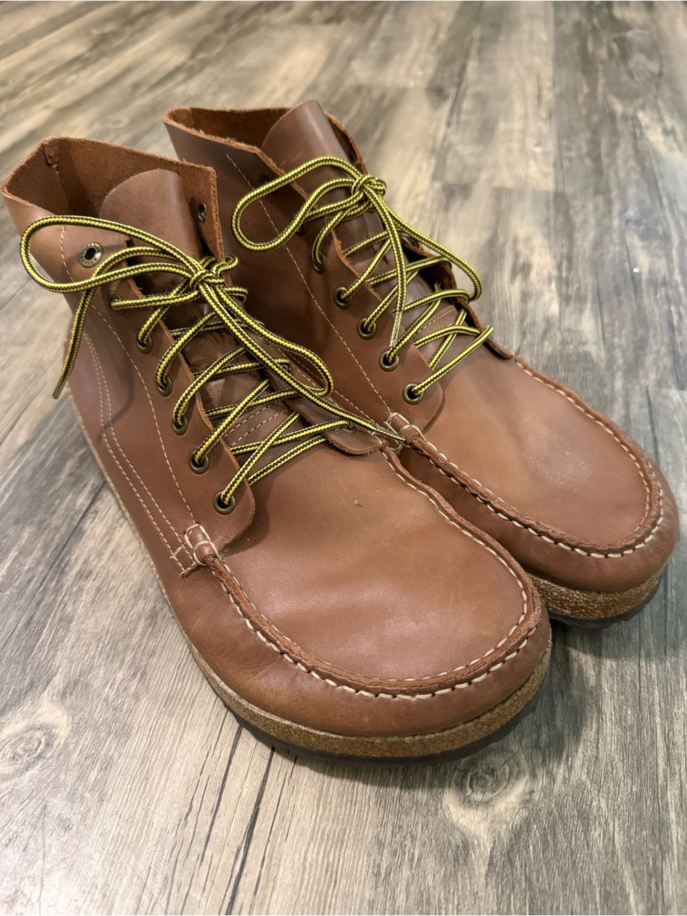 Birkenstock Morton Leather Ankle Boots Brown size 43